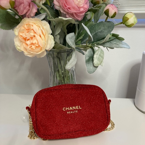Chanel Handbags - Chanel make up bag/ purse